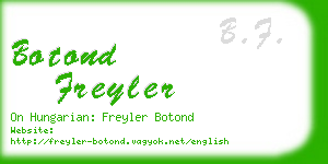 botond freyler business card